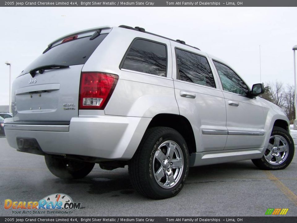 2005 Jeep Grand Cherokee Limited 4x4 Bright Silver Metallic / Medium Slate Gray Photo #7