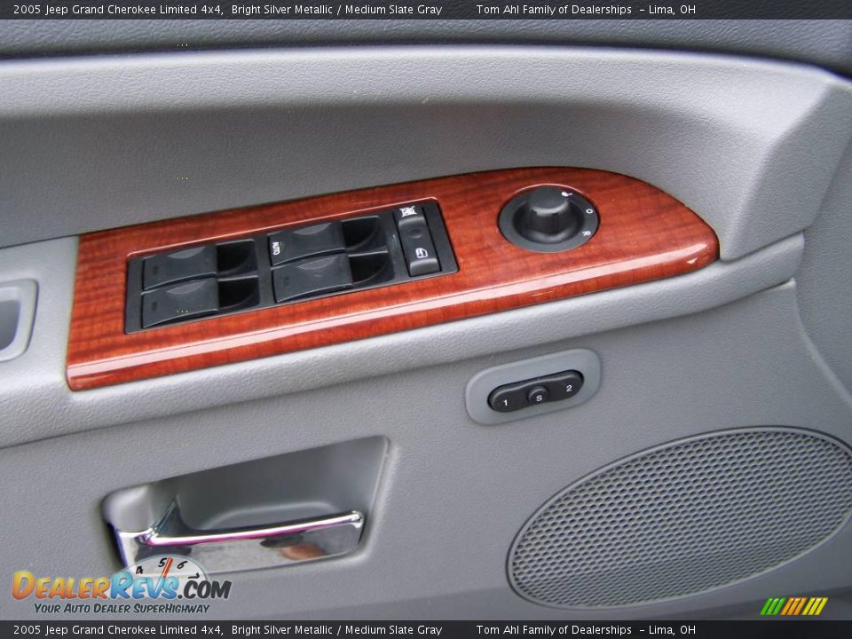 2005 Jeep Grand Cherokee Limited 4x4 Bright Silver Metallic / Medium Slate Gray Photo #12