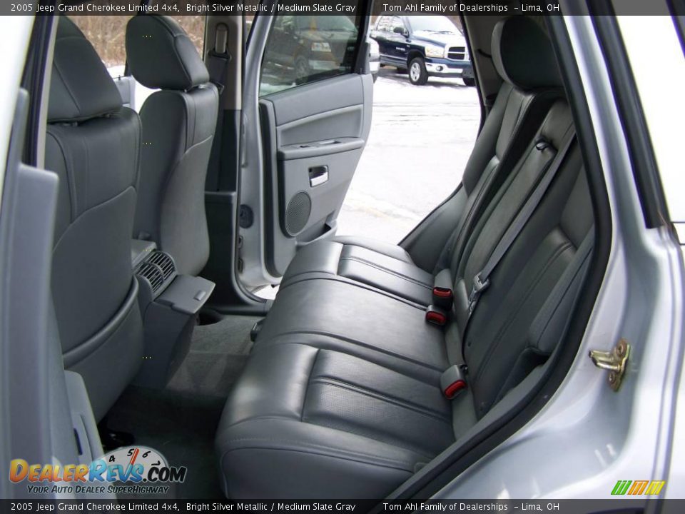 2005 Jeep Grand Cherokee Limited 4x4 Bright Silver Metallic / Medium Slate Gray Photo #13