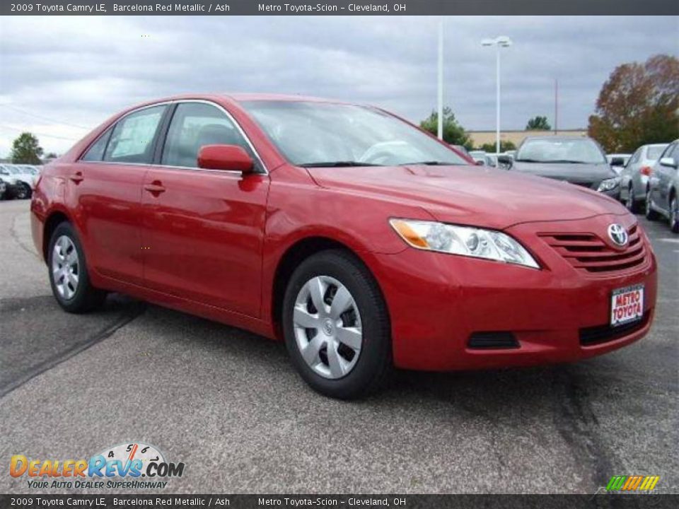 2009 Toyota Camry LE Barcelona Red Metallic / Ash Photo #1