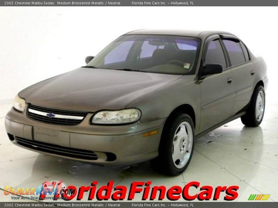 2002 Chevrolet Malibu Sedan Medium Bronzemist Metallic / Neutral Photo #1