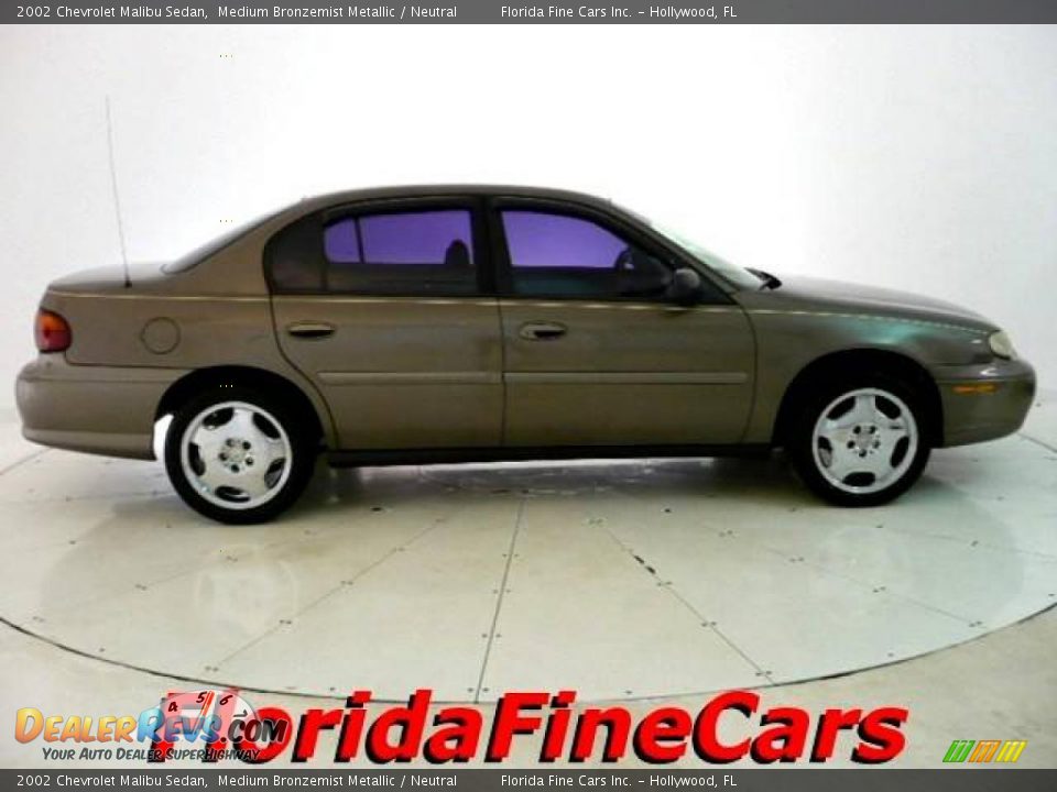 2002 Chevrolet Malibu Sedan Medium Bronzemist Metallic / Neutral Photo #4
