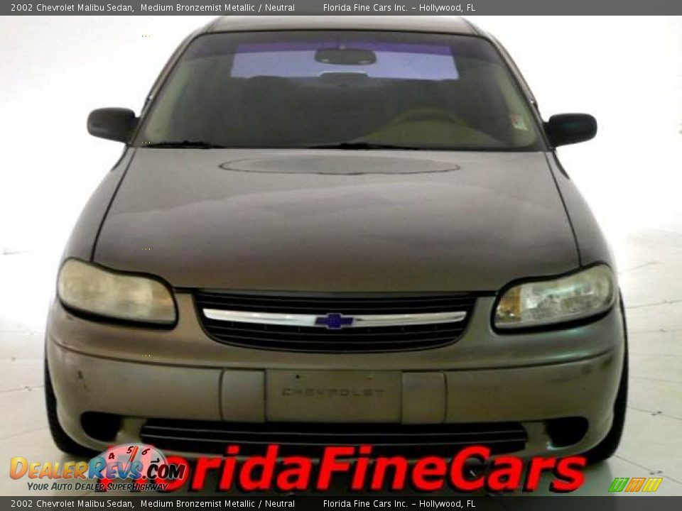 2002 Chevrolet Malibu Sedan Medium Bronzemist Metallic / Neutral Photo #6