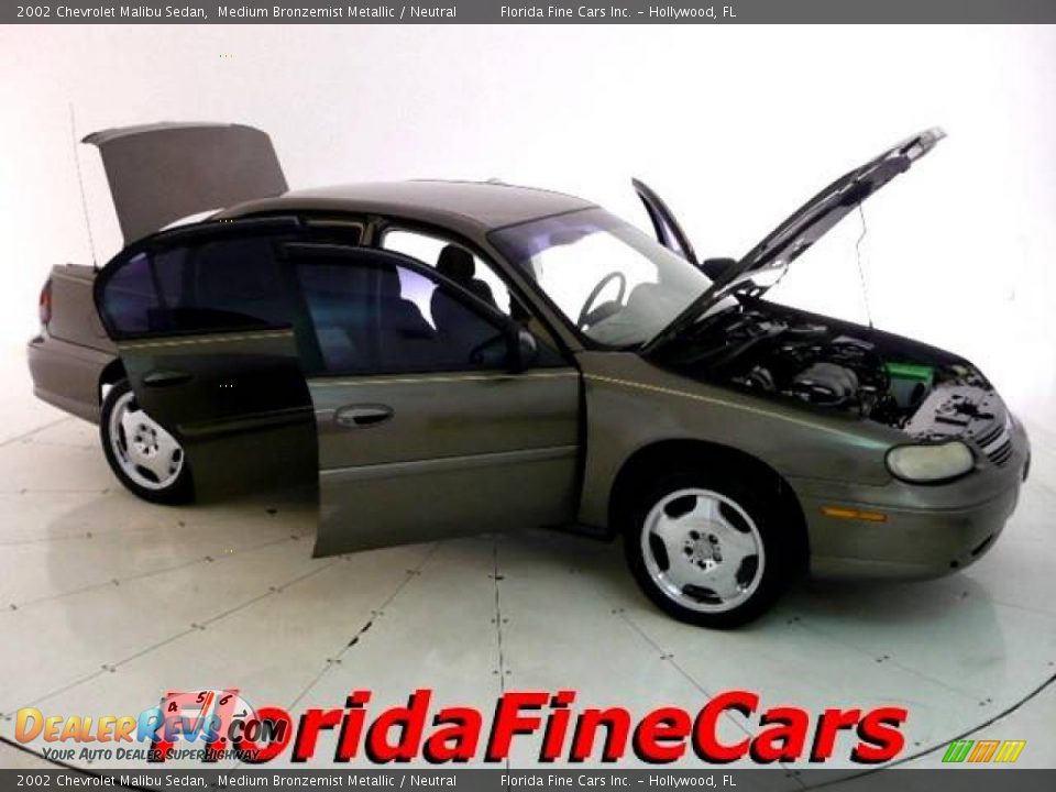 2002 Chevrolet Malibu Sedan Medium Bronzemist Metallic / Neutral Photo #7