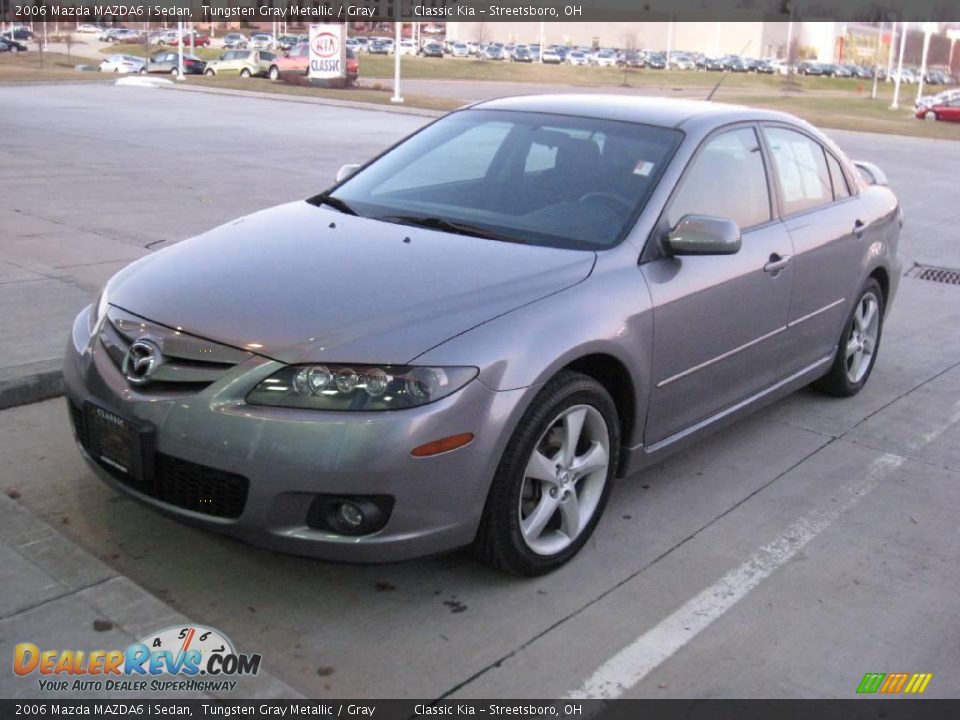 2006 Mazda MAZDA6 i Sedan Tungsten Gray Metallic / Gray Photo #1