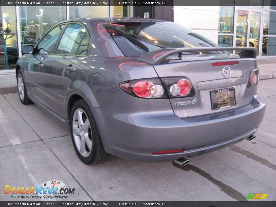 2006 Mazda MAZDA6 i Sedan Tungsten Gray Metallic / Gray Photo #2