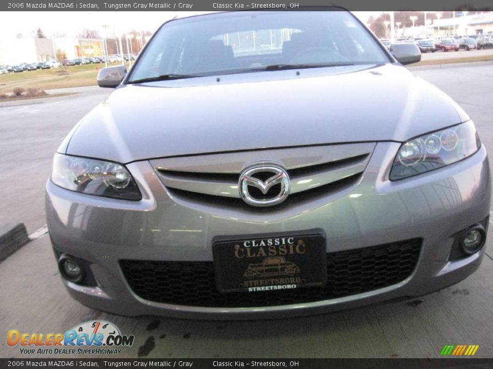 2006 Mazda MAZDA6 i Sedan Tungsten Gray Metallic / Gray Photo #5