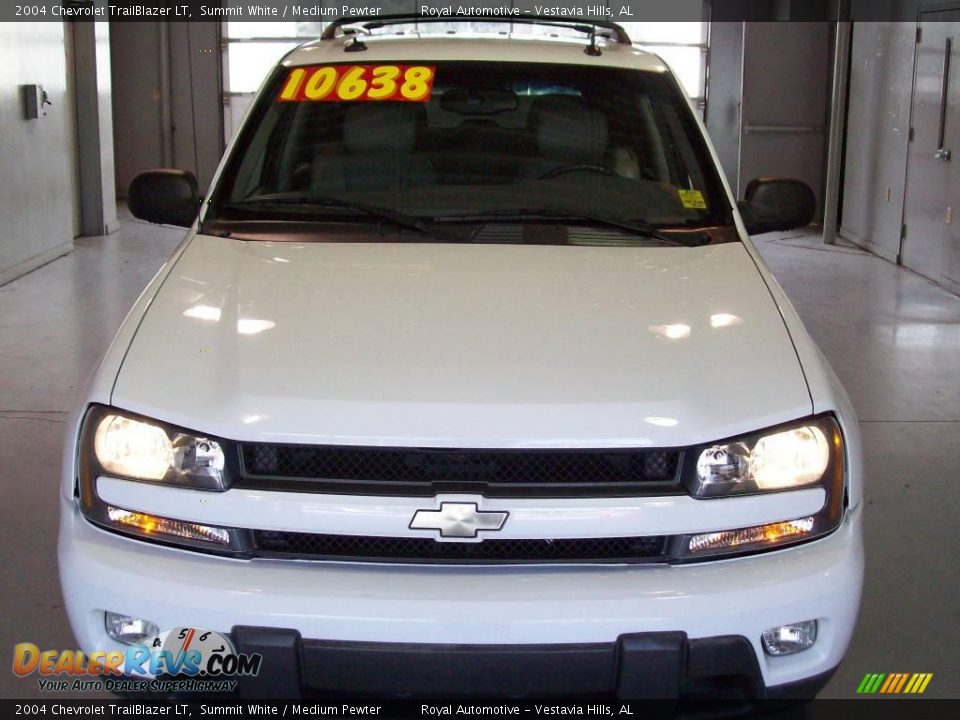 2004 Chevrolet TrailBlazer LT Summit White / Medium Pewter Photo #2