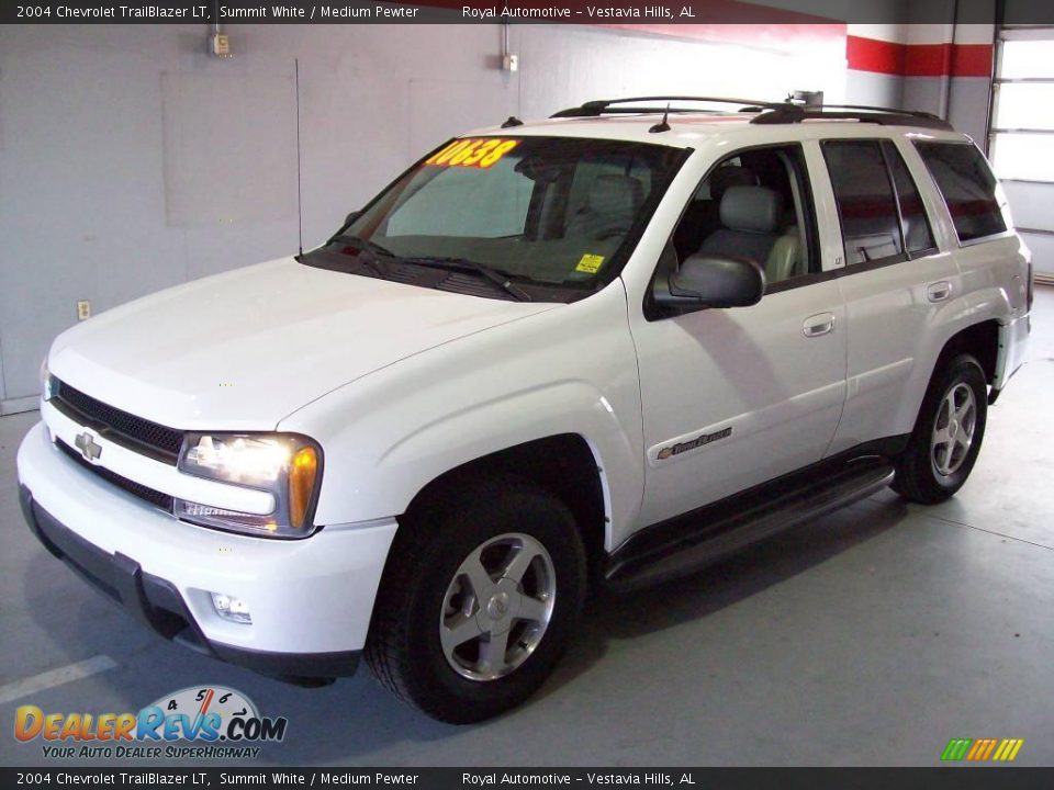2004 Chevrolet TrailBlazer LT Summit White / Medium Pewter Photo #3
