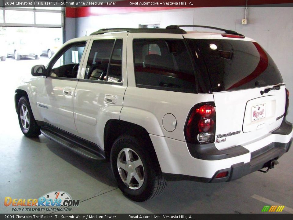 2004 Chevrolet TrailBlazer LT Summit White / Medium Pewter Photo #4