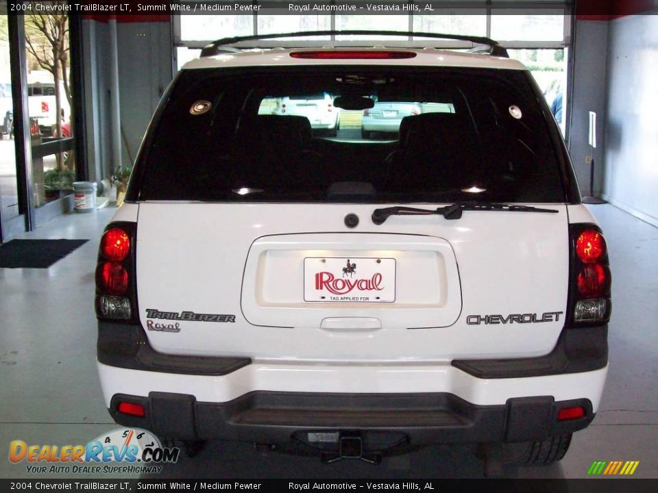 2004 Chevrolet TrailBlazer LT Summit White / Medium Pewter Photo #5