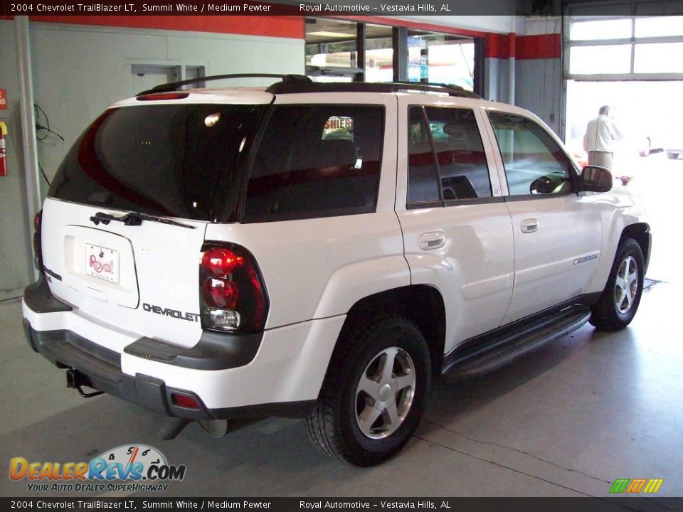2004 Chevrolet TrailBlazer LT Summit White / Medium Pewter Photo #6