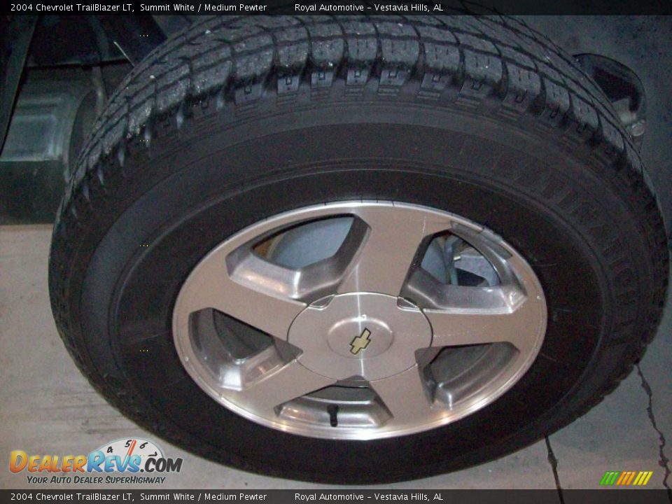 2004 Chevrolet TrailBlazer LT Summit White / Medium Pewter Photo #7