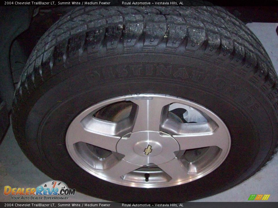 2004 Chevrolet TrailBlazer LT Summit White / Medium Pewter Photo #8