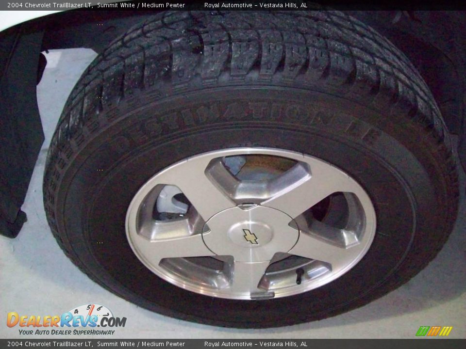 2004 Chevrolet TrailBlazer LT Summit White / Medium Pewter Photo #9