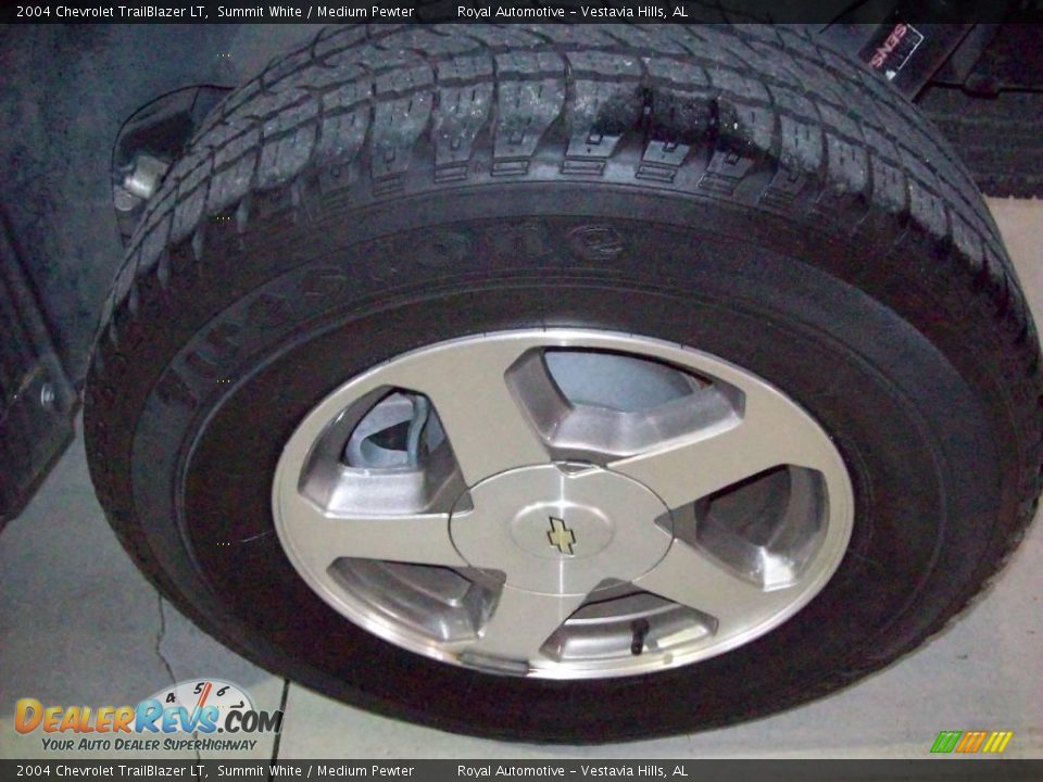 2004 Chevrolet TrailBlazer LT Summit White / Medium Pewter Photo #10