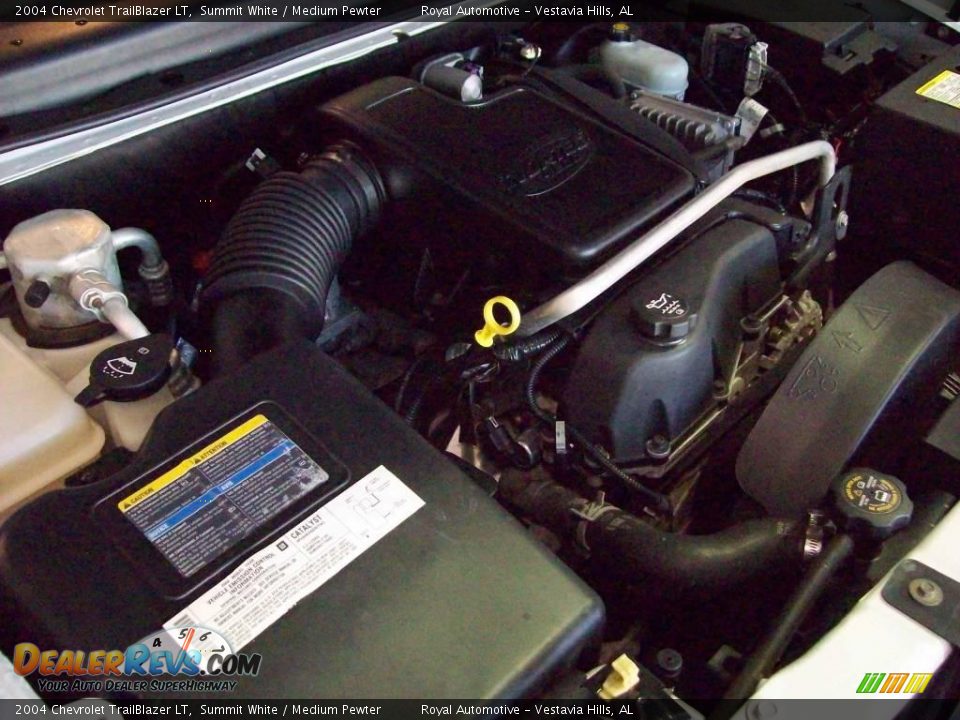 2004 Chevrolet TrailBlazer LT Summit White / Medium Pewter Photo #32