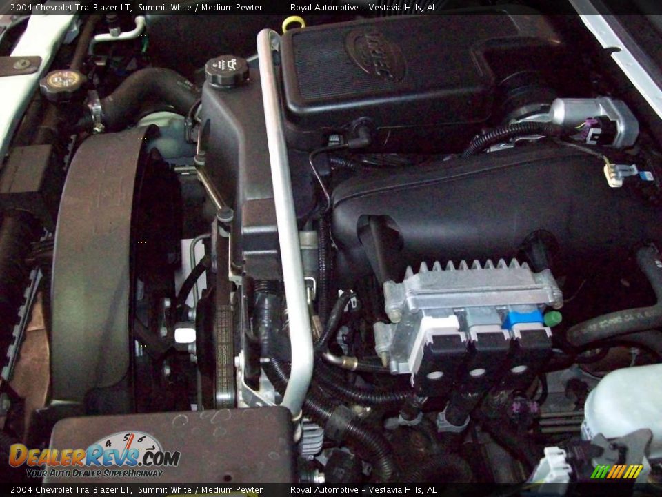 2004 Chevrolet TrailBlazer LT Summit White / Medium Pewter Photo #33