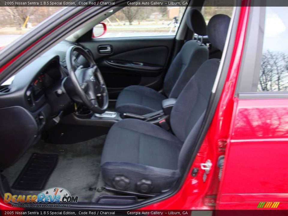 2005 Nissan Sentra 1.8 S Special Edition Code Red / Charcoal Photo #12