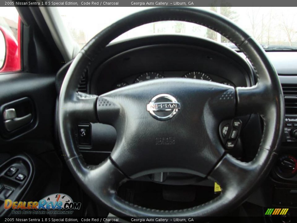 2005 Nissan Sentra 1.8 S Special Edition Code Red / Charcoal Photo #23