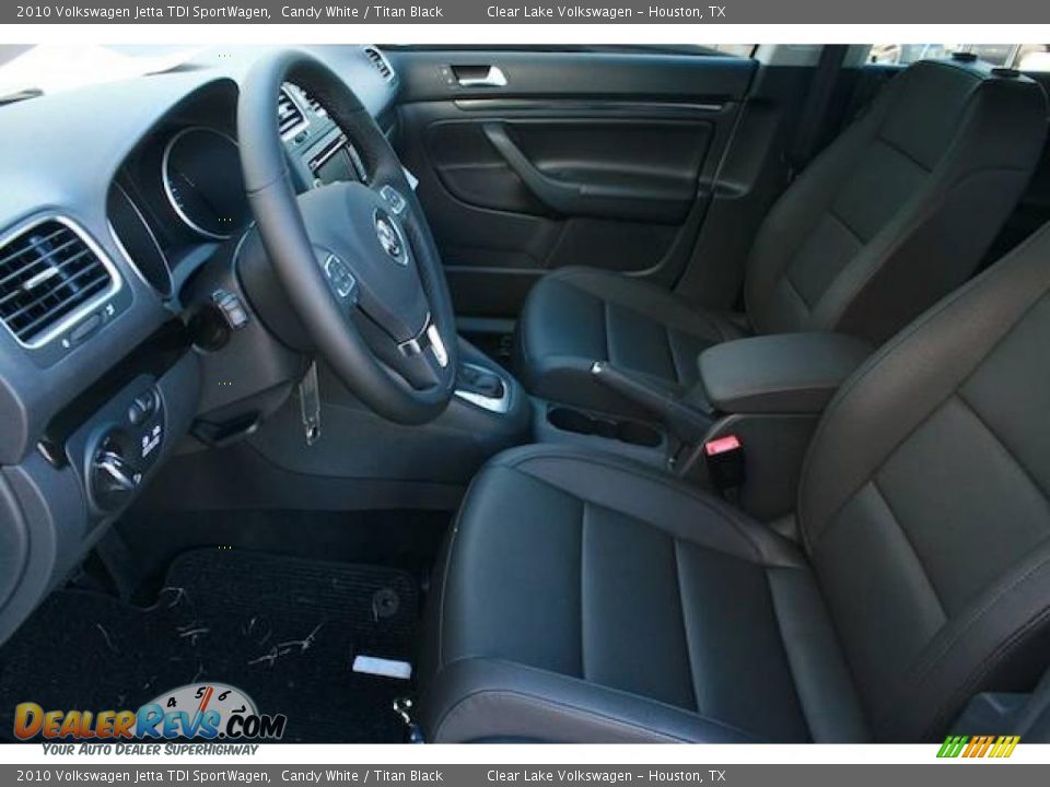 2010 Volkswagen Jetta TDI SportWagen Candy White / Titan Black Photo #5
