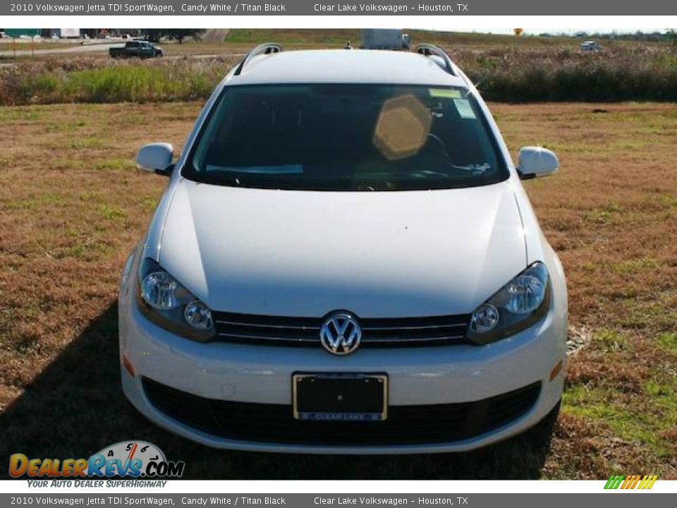 2010 Volkswagen Jetta TDI SportWagen Candy White / Titan Black Photo #13