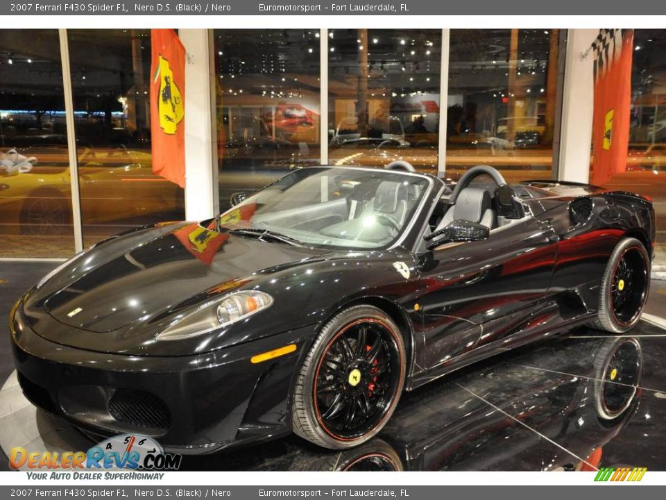 2007 Ferrari F430 Spider F1 Nero D.S. (Black) / Nero Photo #3
