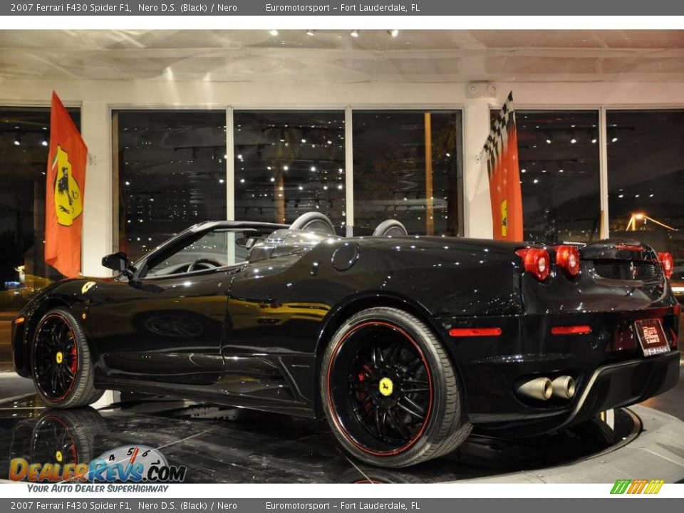 2007 Ferrari F430 Spider F1 Nero D.S. (Black) / Nero Photo #4