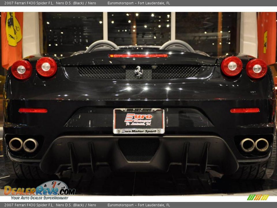 2007 Ferrari F430 Spider F1 Nero D.S. (Black) / Nero Photo #5