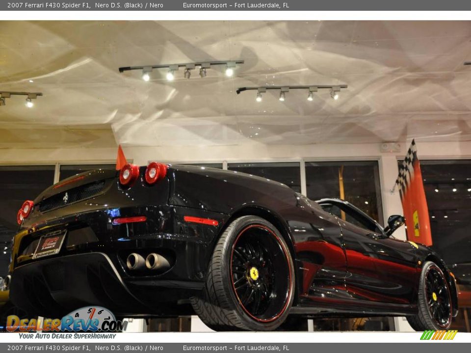 2007 Ferrari F430 Spider F1 Nero D.S. (Black) / Nero Photo #6