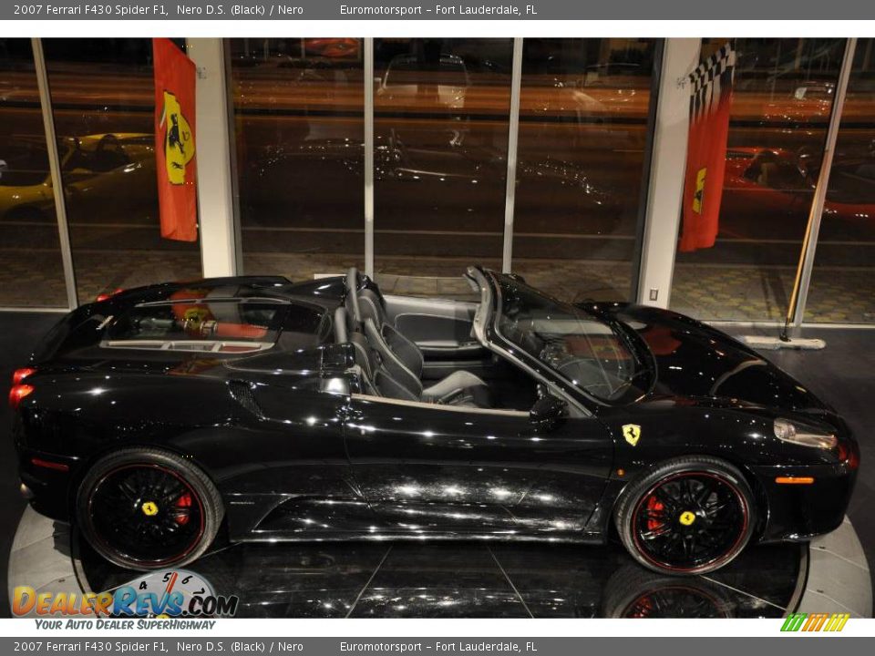 2007 Ferrari F430 Spider F1 Nero D.S. (Black) / Nero Photo #7