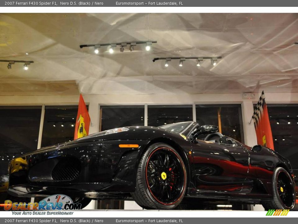 2007 Ferrari F430 Spider F1 Nero D.S. (Black) / Nero Photo #8