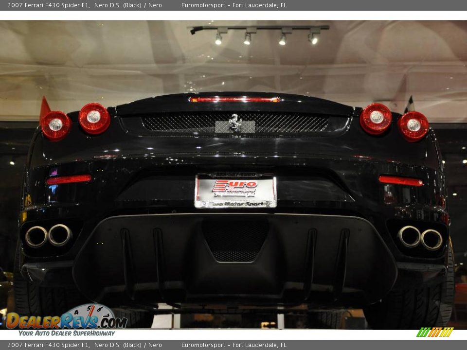 2007 Ferrari F430 Spider F1 Nero D.S. (Black) / Nero Photo #10