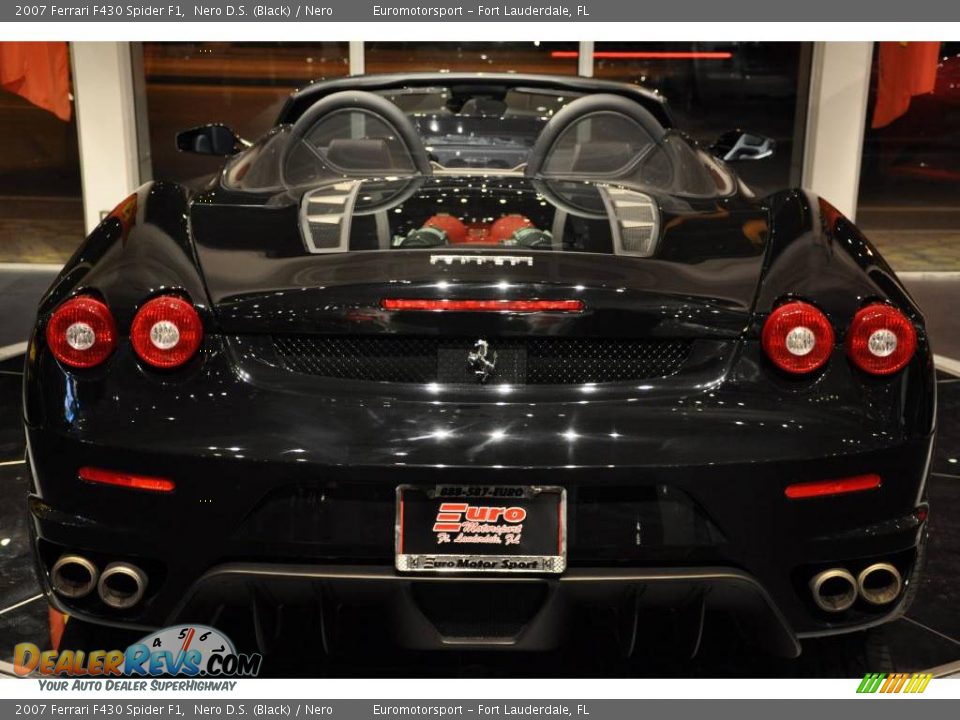 2007 Ferrari F430 Spider F1 Nero D.S. (Black) / Nero Photo #13