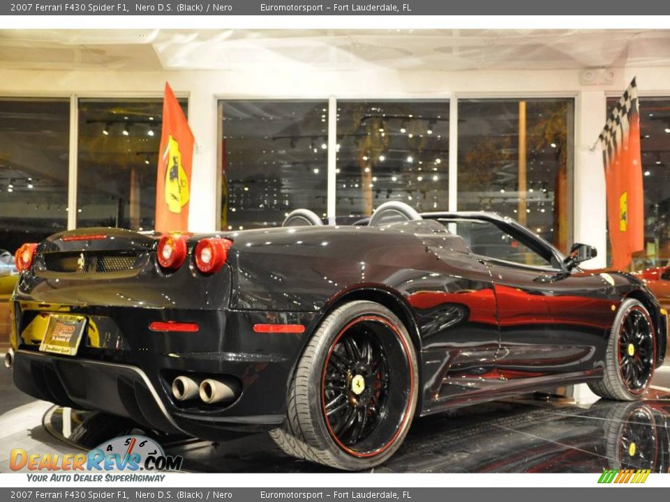 2007 Ferrari F430 Spider F1 Nero D.S. (Black) / Nero Photo #16