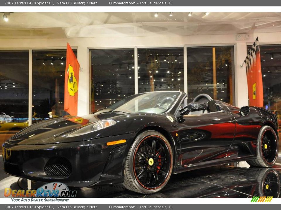 2007 Ferrari F430 Spider F1 Nero D.S. (Black) / Nero Photo #18