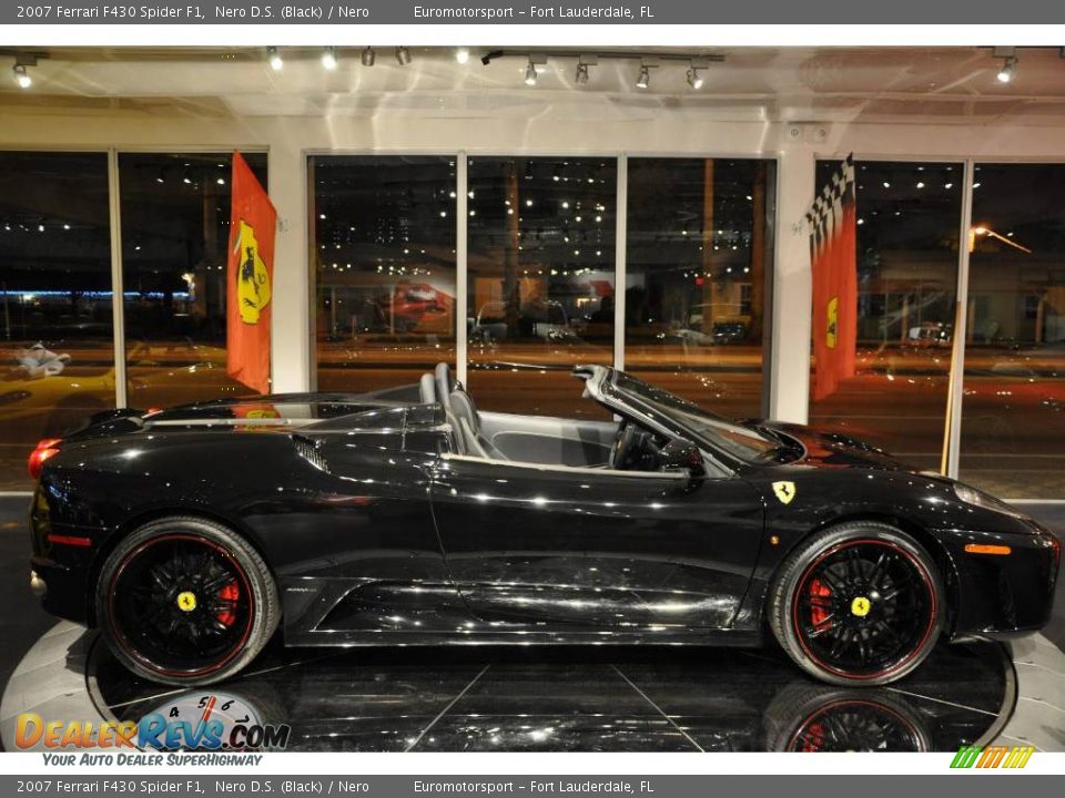 2007 Ferrari F430 Spider F1 Nero D.S. (Black) / Nero Photo #19