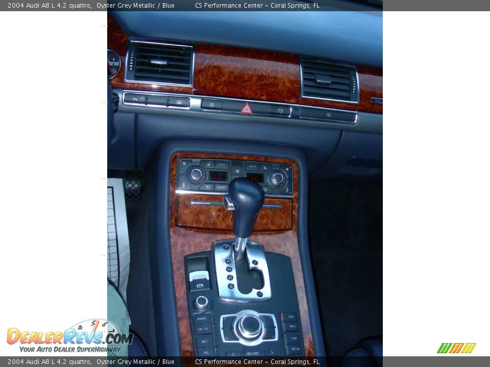 2004 Audi A8 L 4.2 quattro Oyster Grey Metallic / Blue Photo #18