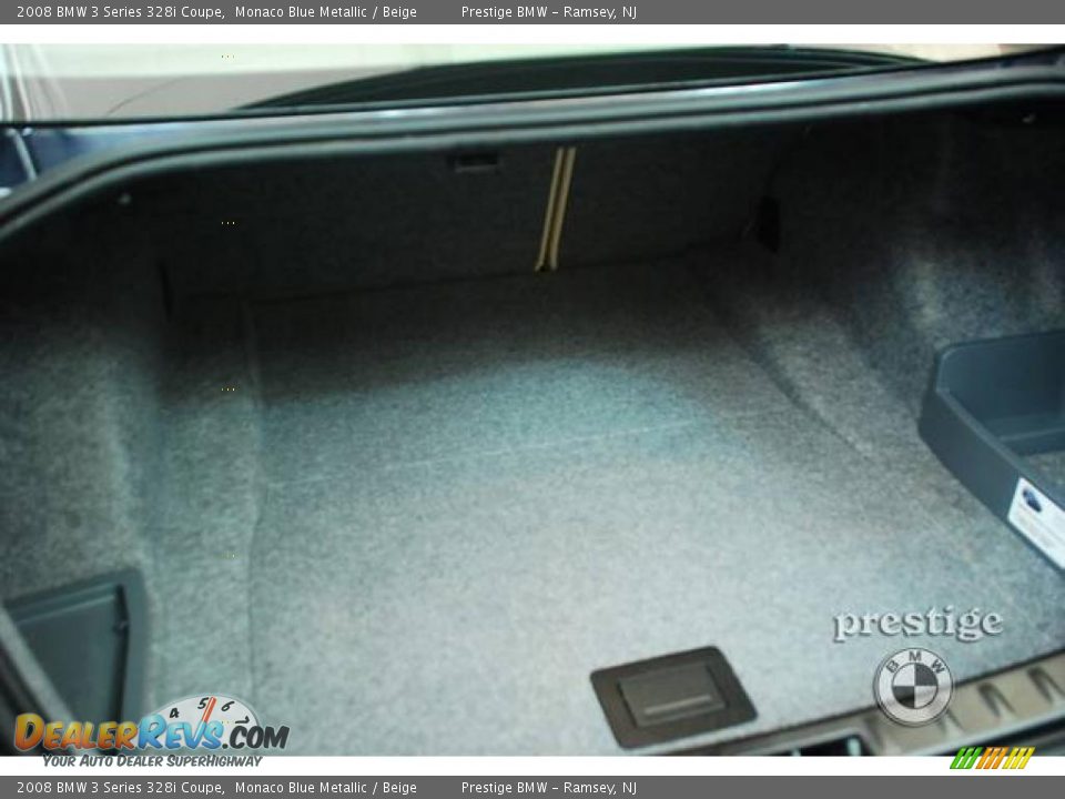 2008 BMW 3 Series 328i Coupe Monaco Blue Metallic / Beige Photo #7