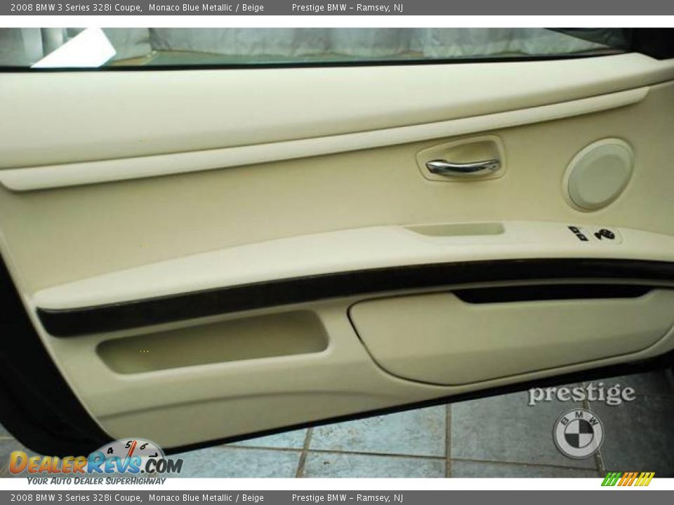 2008 BMW 3 Series 328i Coupe Monaco Blue Metallic / Beige Photo #11