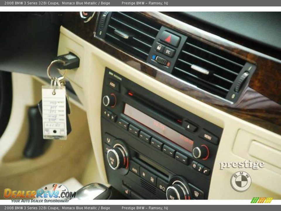 2008 BMW 3 Series 328i Coupe Monaco Blue Metallic / Beige Photo #16