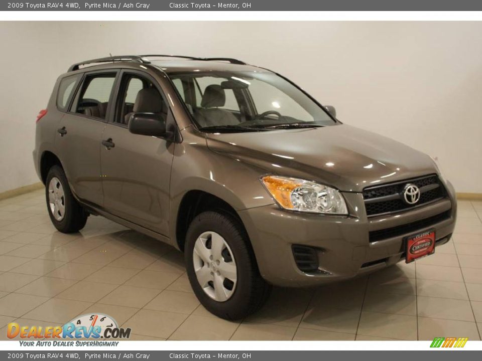 2009 Toyota RAV4 4WD Pyrite Mica / Ash Gray Photo #1