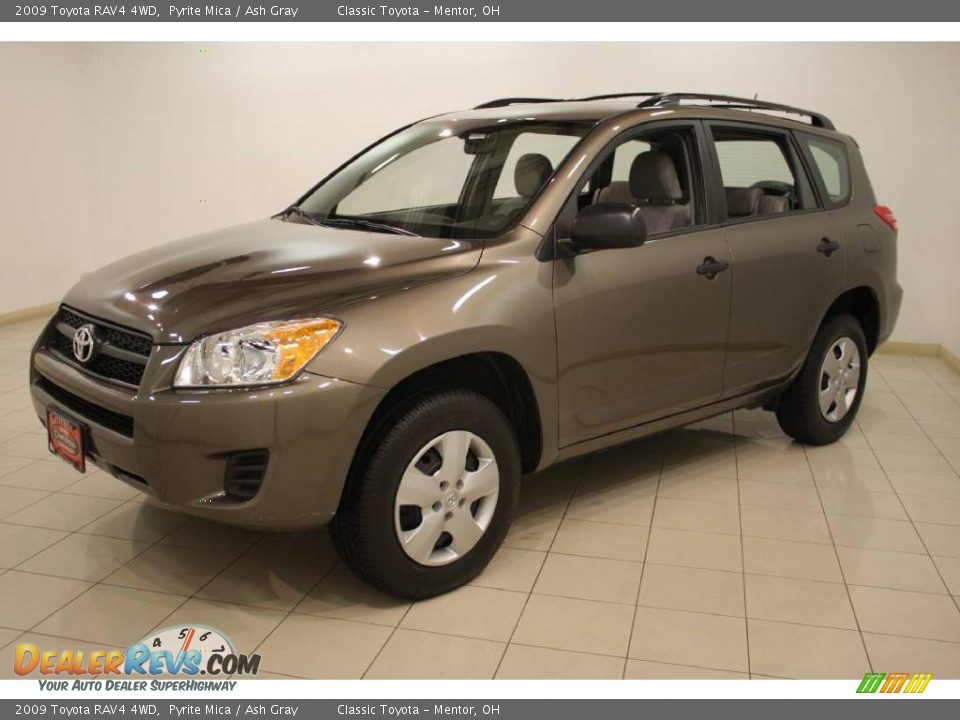 2009 Toyota RAV4 4WD Pyrite Mica / Ash Gray Photo #3