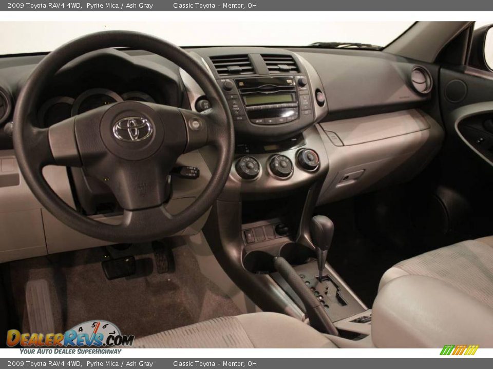 2009 Toyota RAV4 4WD Pyrite Mica / Ash Gray Photo #11