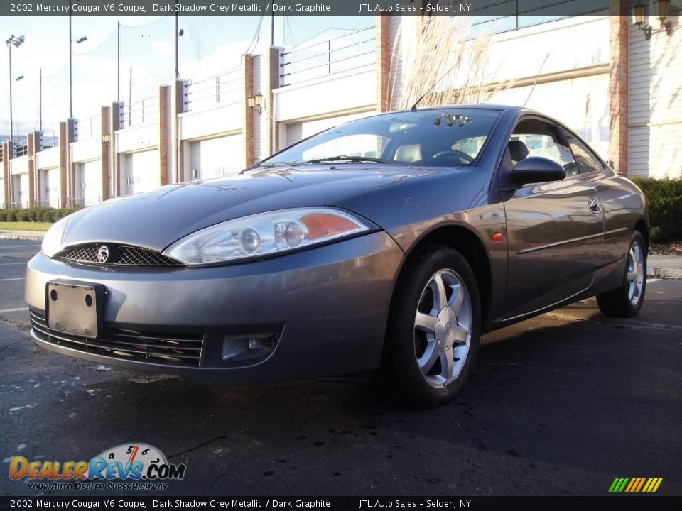 2002 Mercury Cougar V6 Coupe Dark Shadow Grey Metallic / Dark Graphite Photo #1