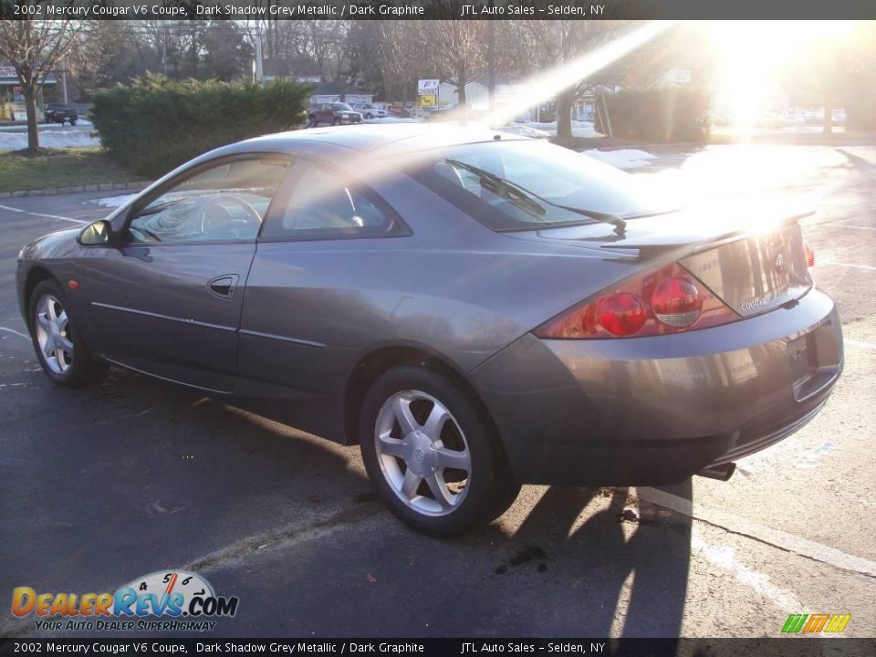 2002 Mercury Cougar V6 Coupe Dark Shadow Grey Metallic / Dark Graphite Photo #4