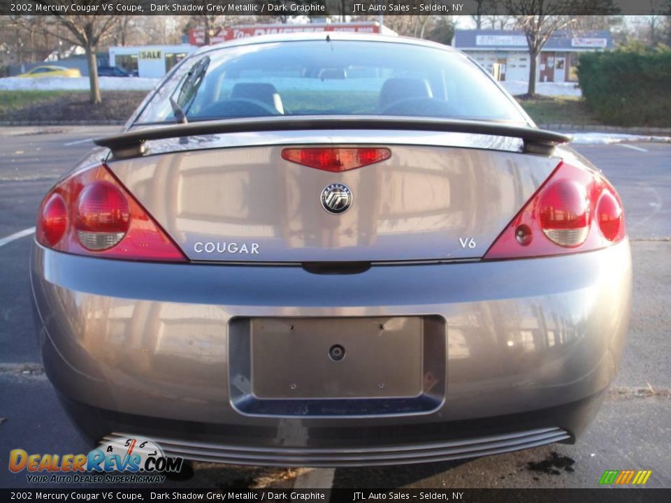 2002 Mercury Cougar V6 Coupe Dark Shadow Grey Metallic / Dark Graphite Photo #5