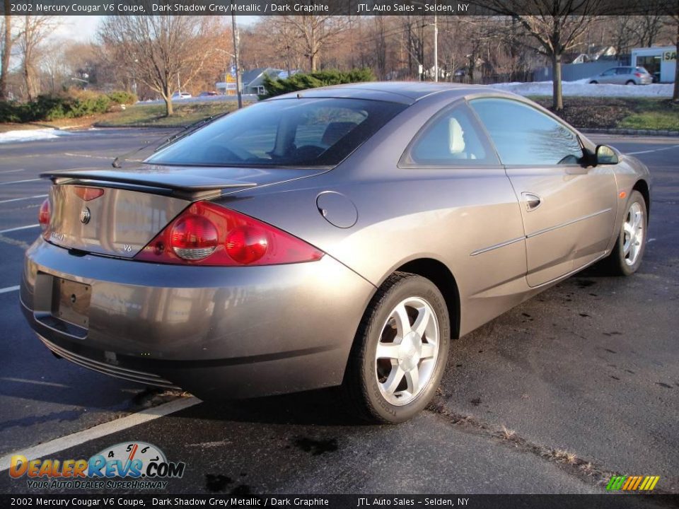 2002 Mercury Cougar V6 Coupe Dark Shadow Grey Metallic / Dark Graphite Photo #6