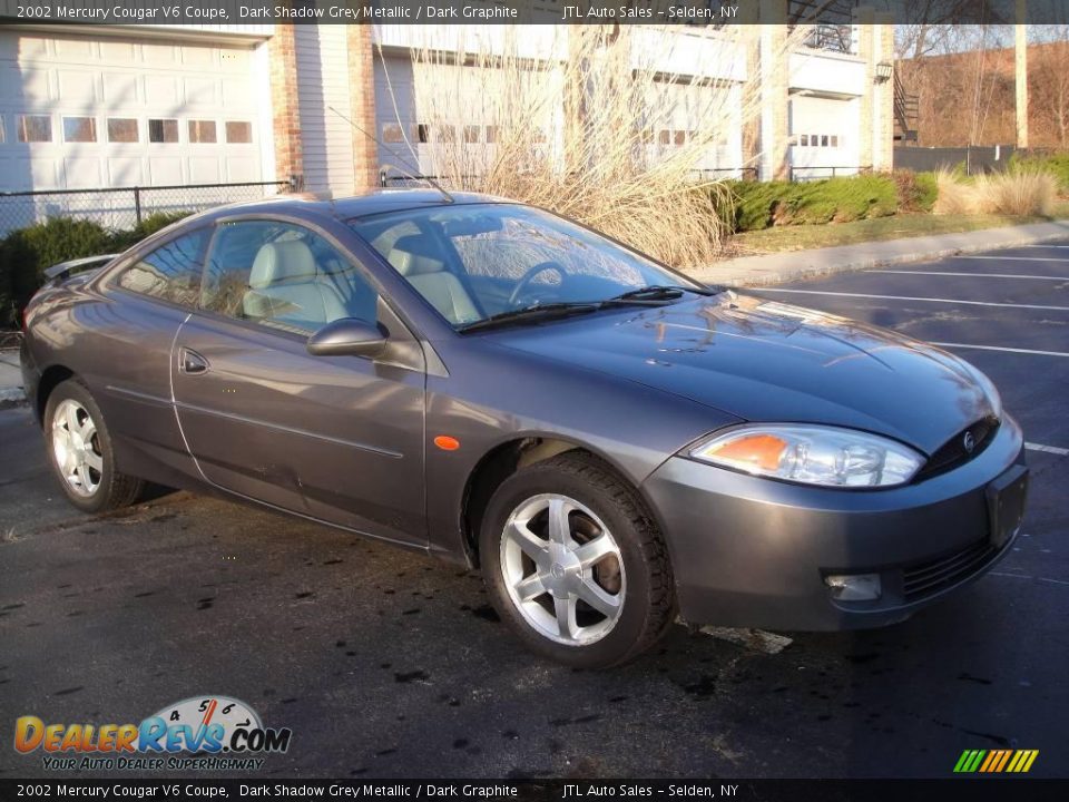 2002 Mercury Cougar V6 Coupe Dark Shadow Grey Metallic / Dark Graphite Photo #8