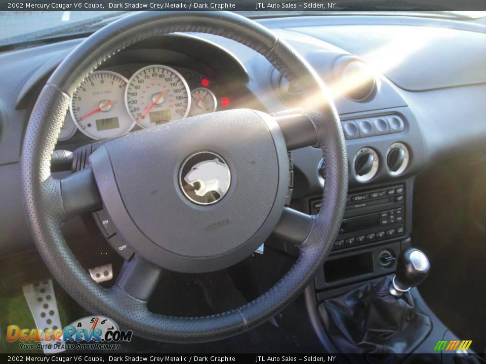 2002 Mercury Cougar V6 Coupe Dark Shadow Grey Metallic / Dark Graphite Photo #14